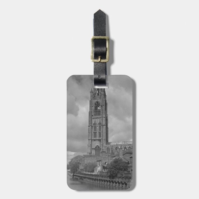 Etiqueta De Bagagem Coto de Boston e rio Welland, Lincolnshire (Frente Vertical)