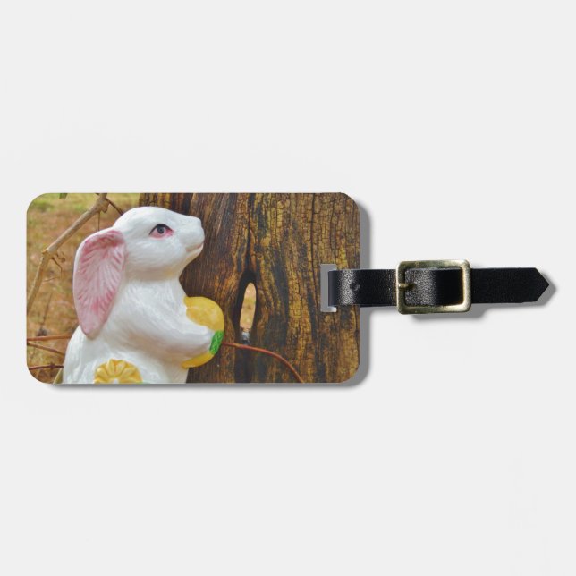 Etiqueta De Bagagem Country Páscoa Bunny (Frente Horizontal)