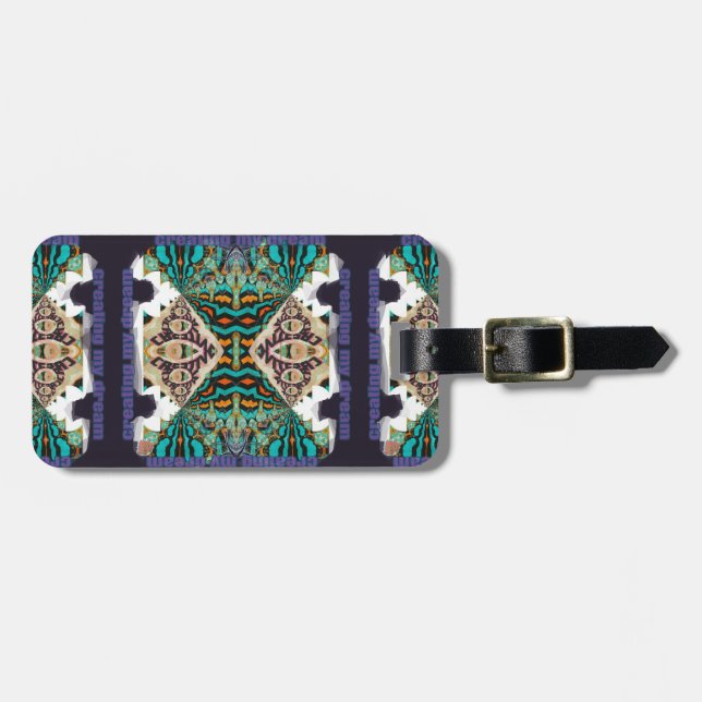 Etiqueta De Bagagem Criando meu Sonho (Frente Horizontal)