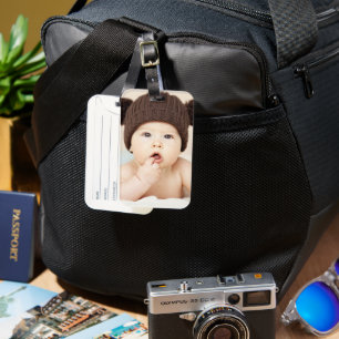 Etiqueta De Bagagem Crie seu próprio foto personalizada de crianças mo