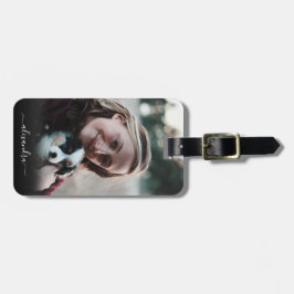 Etiqueta De Bagagem Crie seu próprio nome personalizado do monograma d