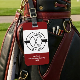 Etiqueta De Bagagem Crie Seu Próprio Torneio de Golfe Personalizado