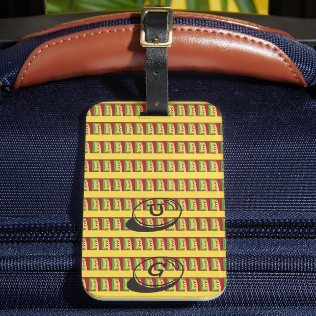 Etiqueta De Bagagem Crie seu próprio Viagem personalizado mais recente (Frente Insitu 2)