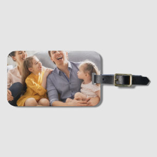 Etiqueta De Bagagem Crie Sua Própria Foto Personalizada da Família