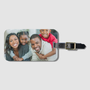 Etiqueta De Bagagem Crie Sua Própria Foto Personalizada DIY Imagem