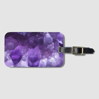 Etiqueta De Bagagem Cristais de Ametist