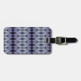 Etiqueta De Bagagem Crocus Ikat Fog