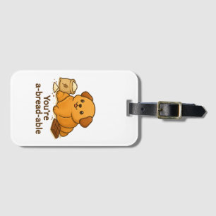 Etiqueta De Bagagem Croissant Pup