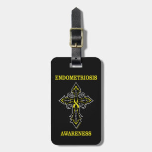 Etiqueta De Bagagem Cruz/Consciência...Endometriose