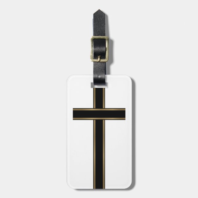 Etiqueta De Bagagem Cruz cristã (Frente Vertical)