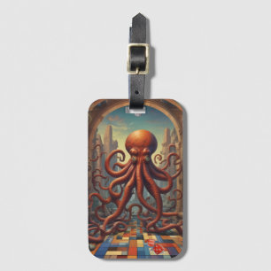 Etiqueta De Bagagem Cthulhu Paradise Perdido