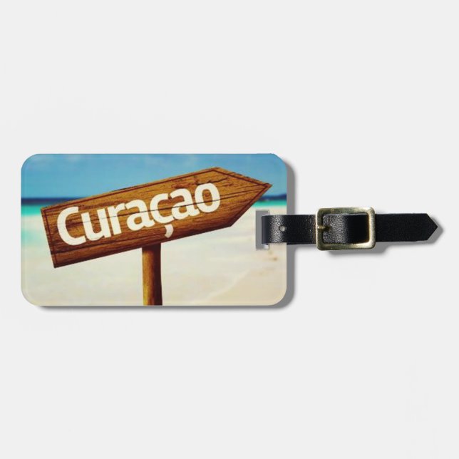 Etiqueta De Bagagem Curacao (Frente Horizontal)
