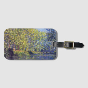 Etiqueta De Bagagem Curva no rio Epte perto de Giverny de Claude Monet