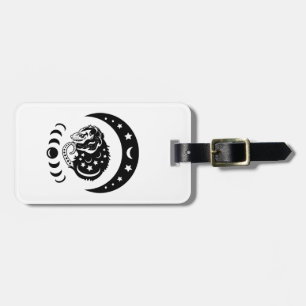 Etiqueta De Bagagem Cute Witchy Ogambm