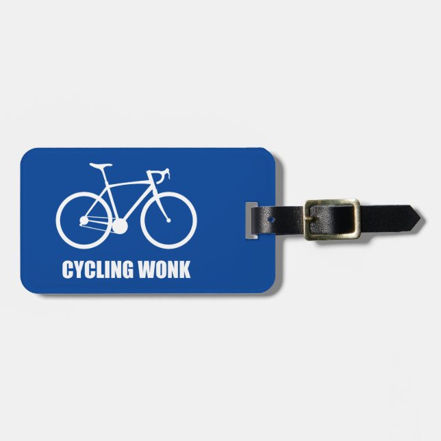 Etiqueta De Bagagem Cycling Wonk (Frente Horizontal)