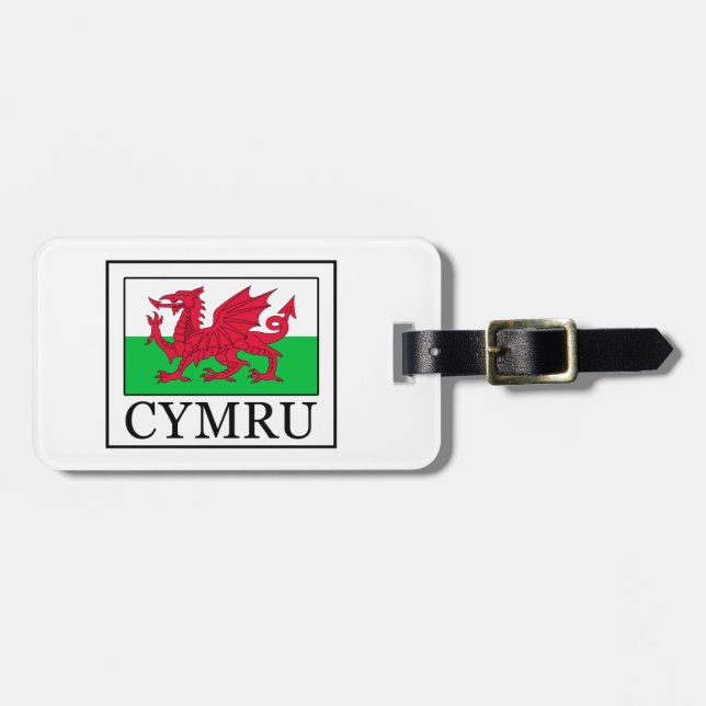 Etiqueta De Bagagem Cymru (Frente Horizontal)