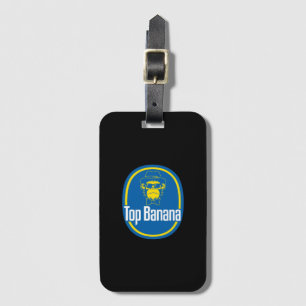 Etiqueta de Bagagem da Banana Superior