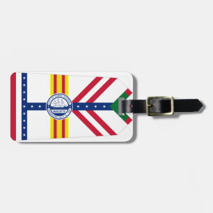 Etiqueta de Bagagem da Bandeira de Tampa, Flórida