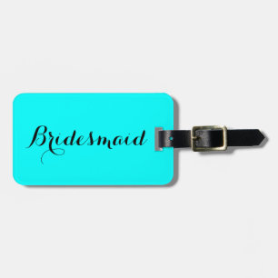 Etiqueta de bagagem da Bridesmaid