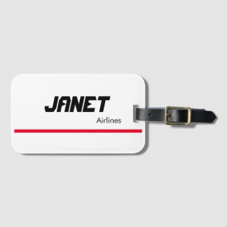 Etiqueta de Bagagem da Janet Airlines