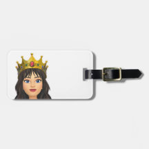 Etiqueta de bagagem da Rainha