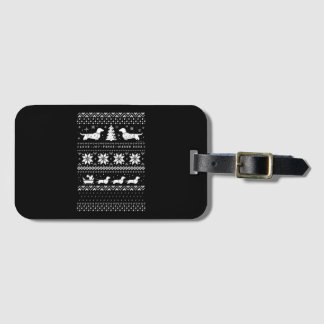 Etiqueta De Bagagem Dachshances Natal