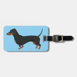 Etiqueta De Bagagem Dachshund Luggage Tag