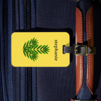 Etiqueta De Bagagem Daisy Caprichosa com Texto Personalizado e pode ed