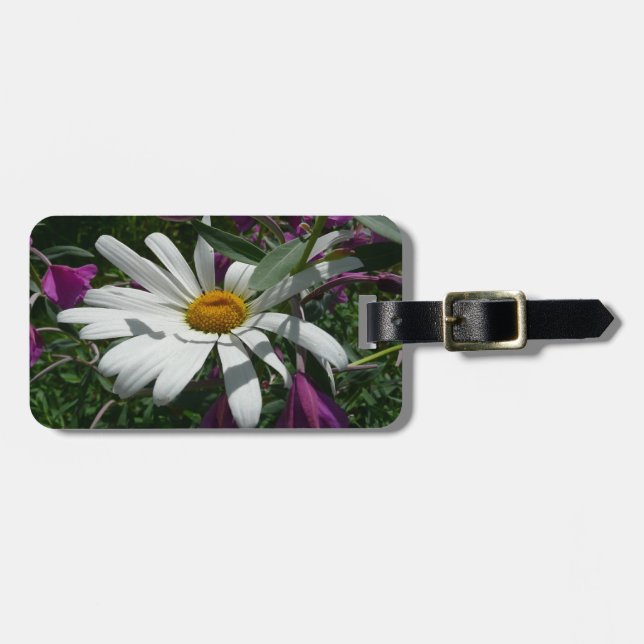 Etiqueta De Bagagem Daisy e Fireweed (Frente Horizontal)