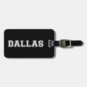 Etiqueta De Bagagem Dallas Texas
