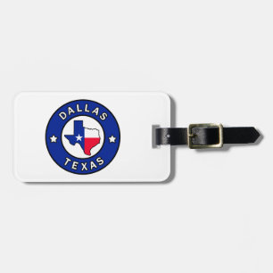 Etiqueta De Bagagem Dallas Texas