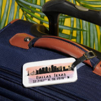 Dallas TX Skyline Latitude e Longitude