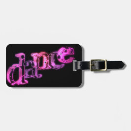 Etiqueta De Bagagem Dança 02