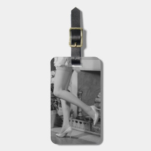 Etiqueta De Bagagem Dança da mulher