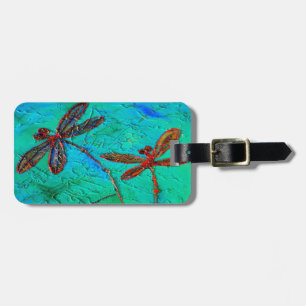 Etiqueta De Bagagem Dança de Dragonfly