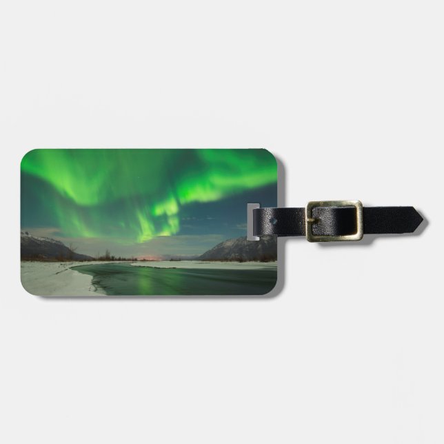 Etiqueta De Bagagem Dançando Aurora (Frente Horizontal)