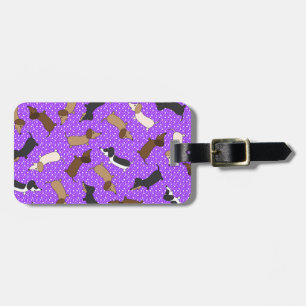 Etiqueta De Bagagem Dançarinas (Roxo)