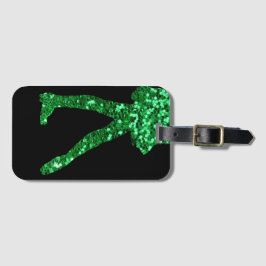 Etiqueta De Bagagem Dançarino irlandês