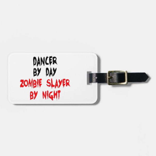 Etiqueta De Bagagem Dancer Zombie Slayer (Frente Horizontal)