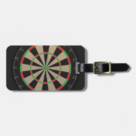 Etiqueta De Bagagem Dartboard Lover