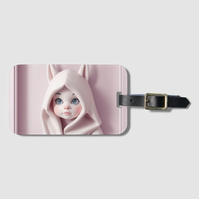 Etiqueta De Bagagem „Das Mädchen im Zaubermantel“ (Frente Horizontal)