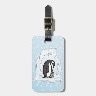 Etiqueta De Bagagem Davin e Annie o Tag da bagagem dos pinguins