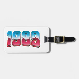 ETIQUETA DE BAGAGEM DE 1988