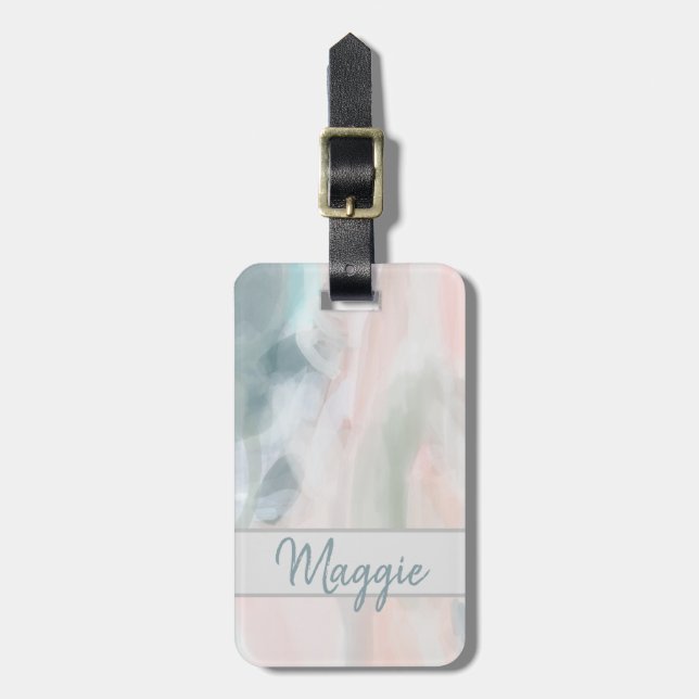 Etiqueta de Bagagem de abstrato Art (Frente Vertical)