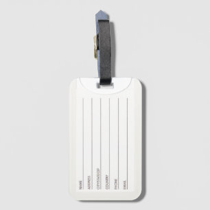 Etiqueta de bagagem de acrílico Jesus Yeshua