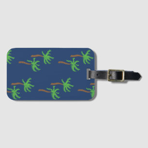 Etiqueta de Bagagem de Árvore Palmeira Havaiana