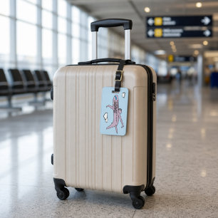 Etiqueta de Bagagem de Avião Personalizável