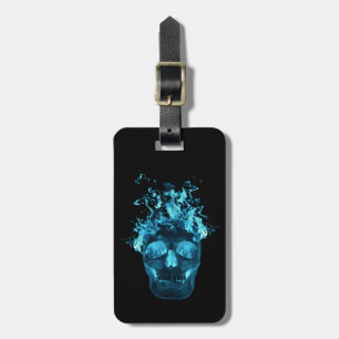 Etiqueta de Bagagem de Azul Personalizada