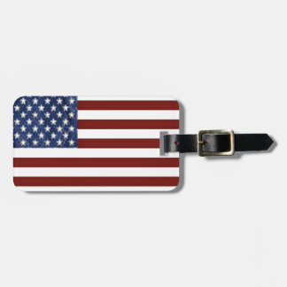 Etiqueta de Bagagem de Bandeira Americana