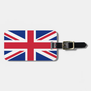 Etiqueta de Bagagem de Bandeira Britânica